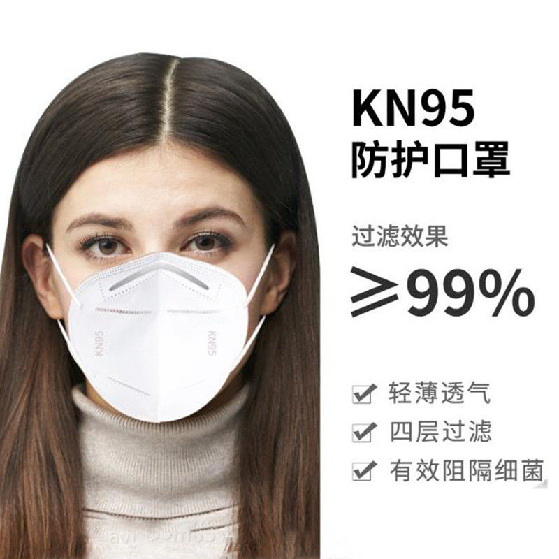 Masque N95 médical chirurgical blanc/masque respiratoire N95 à usage unique aucune valve
