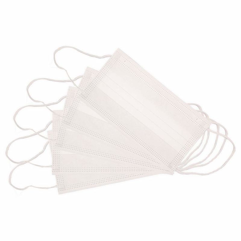 La couleur a adapté le transport aux besoins du client facile de prévention à usage unique de la poussière de masque chirurgical de 3 plis