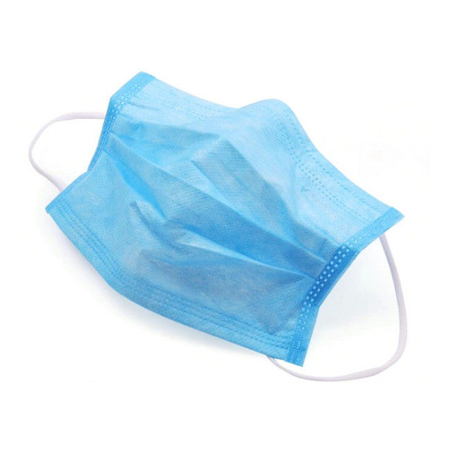 Soin personnel masque protecteur non tissé de 3 plis pour la protection de virus de Covid 19