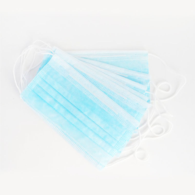 Taille 17.5*9.5cm adulte commode écologique de masque chirurgical d'Earloop disponible