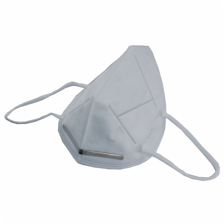 Diffusion hypoallergénique de germes de limite d'aide de la couleur N95 de masque particulaire blanc de respirateur
