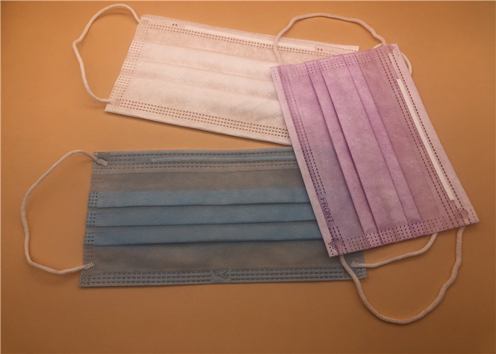 Capacité élevée de filtration de couleur bleue médicale de masque de visage de protection de bouche