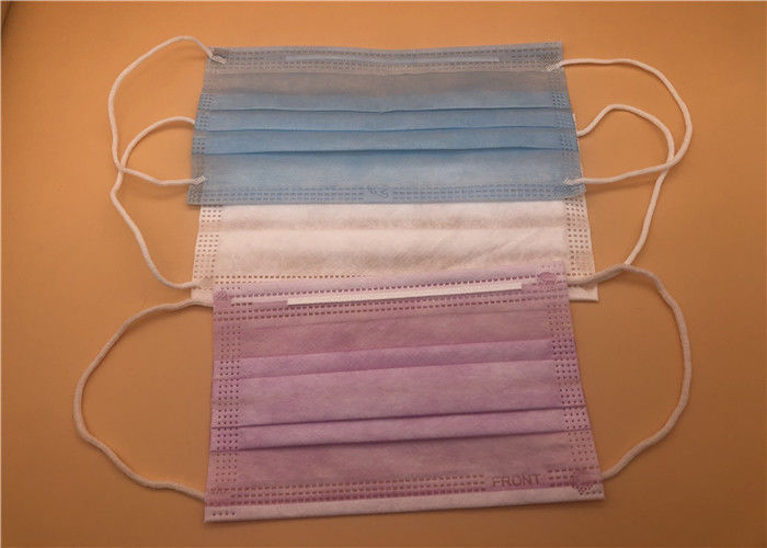 Masque chirurgical de filtration élevée protectrice 3 plis jetables pour le soin personnel
