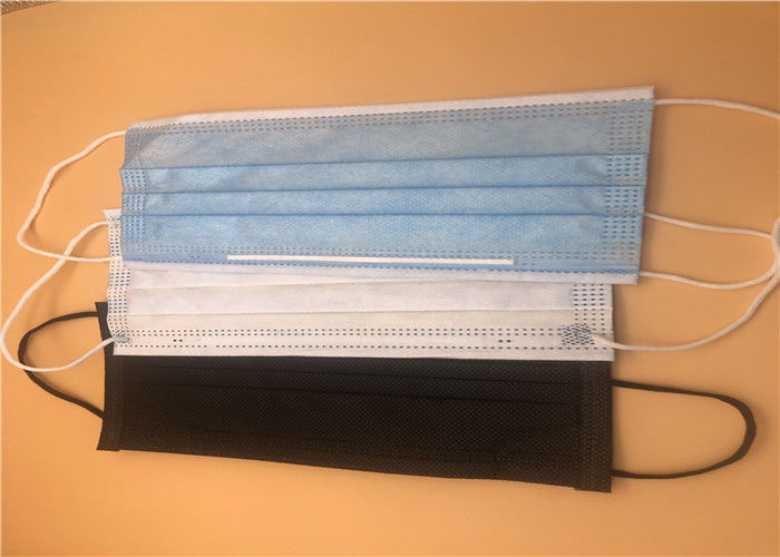 Port confortable libre de 3 couches de masque protecteur de fibre de verre amicale jetable civile de peau