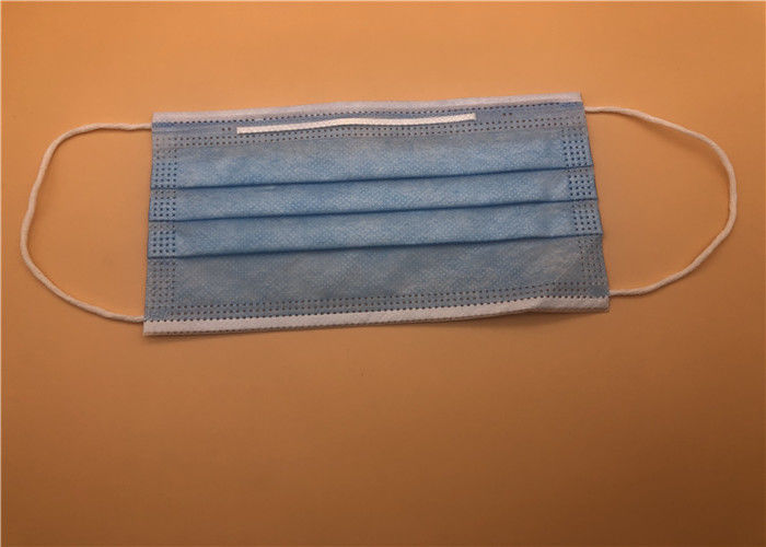 Masque protecteur non tissé jetable d'Earloop/masque bleu jetable anti virus