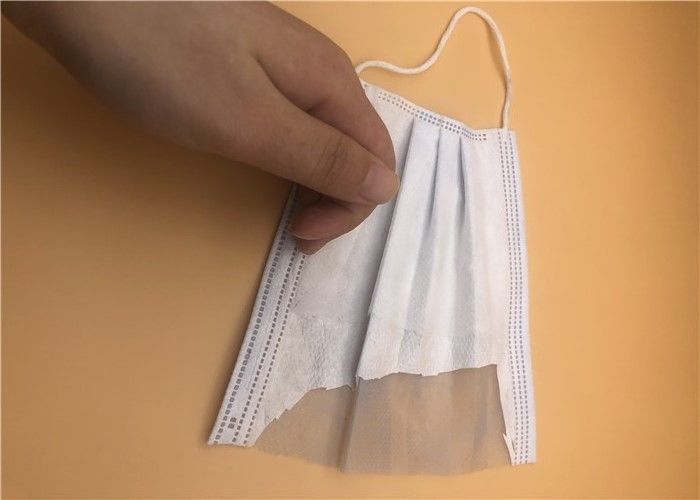 Masque protecteur jetable de respiration facile de 3 couches haut BFE doucement confortable