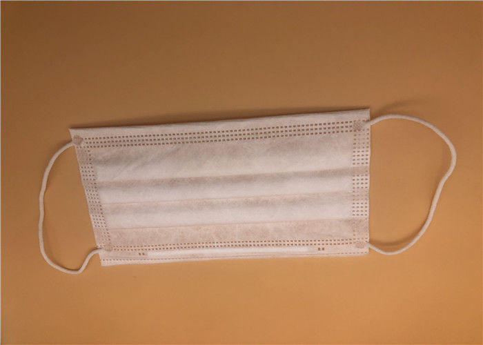 Le bleu masque protecteur non tissé de 3 plis empêchent la résistance à l'eau de grippe non pelucheuse