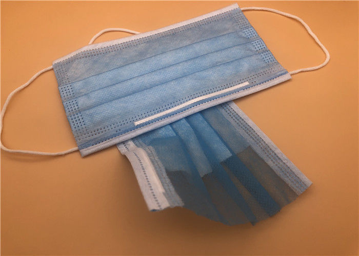 Diffusion bleue non tissée jetable de germes de limite d'aide de couleur de masque protecteur de l'anti poussière
