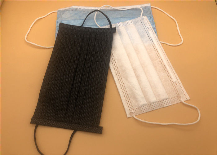 3 plis Earloop jetable l'oreille de masque protecteur accrochant la barrière protectrice de filtration
