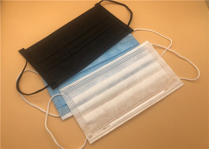 Masque médical de bouche d'anti syndrôme respiratoire aigu grave/masque protecteur de chirurgie 3 plis non tissés