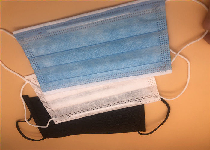 3 plis Earloop jetable masques médicaux non tissés/jetables de masque protecteur
