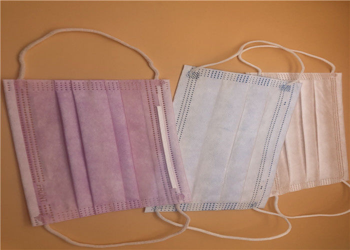 Soin personnel masque protecteur non tissé de 3 plis pour la protection de virus de Covid 19
