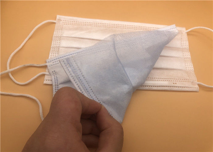 Earloop jetable élastique sain la couleur blanche bleue d'anti pollution de masque protecteur