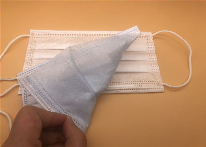 Earloop jetable élastique sain la couleur blanche bleue d'anti pollution de masque protecteur