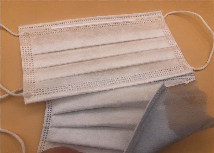 Catégorie médicale masque chirurgical de 3 plis contre l'anti poussière de germe pliante