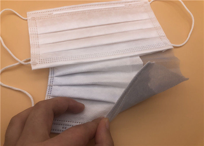 Catégorie médicale masque chirurgical de 3 plis contre l'anti poussière de germe pliante