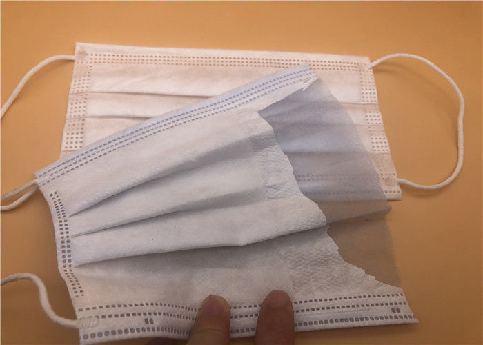 Masque médical jetable d'hôpital/CE hypoallergénique FDA de masque protecteur de chirurgien