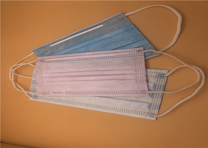 Coutume légère non tissée médicale jetable de protection contre la pollution de masque imprimée