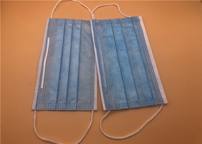 Soin personnel de bouche chirurgicale médicale jetable bleue blanche de masque protecteur