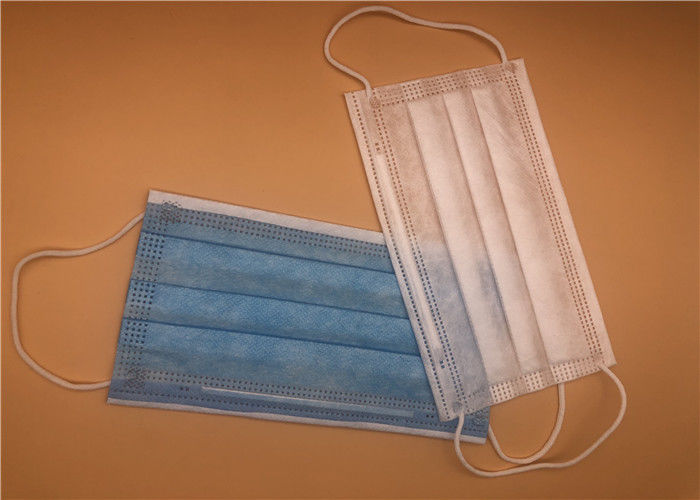 Masque chirurgical hygiénique basse résistance de 3 plis à respirer l'anti pollution de brouillard