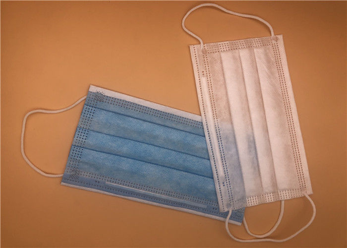 Masque chirurgical hygiénique basse résistance de 3 plis à respirer l'anti pollution de brouillard