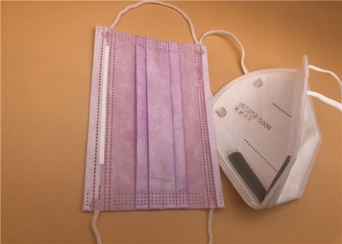 La fibre de verre blanche jetable de textile tissé de couleur de masque protecteur N95 non libèrent