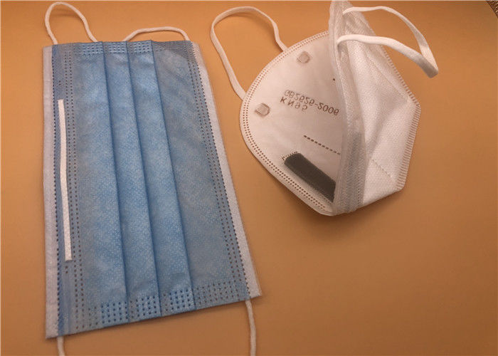 La fibre de verre blanche jetable de textile tissé de couleur de masque protecteur N95 non libèrent